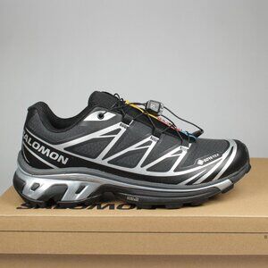 Salomon XT-6 Gore-Tex - NEW - Black/Silver Waterproof Gender-neutral